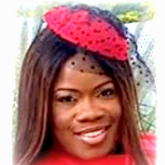 Beloved Millinery Gorgeous Black Red Pillbox 3PC Dotted Lace Fascinator main image 4